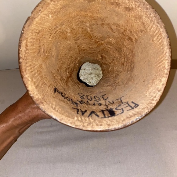 Drum Djembe Vintage Drums, Wood and Hide Tribal Instruments Handmade - Picture 5 of 8